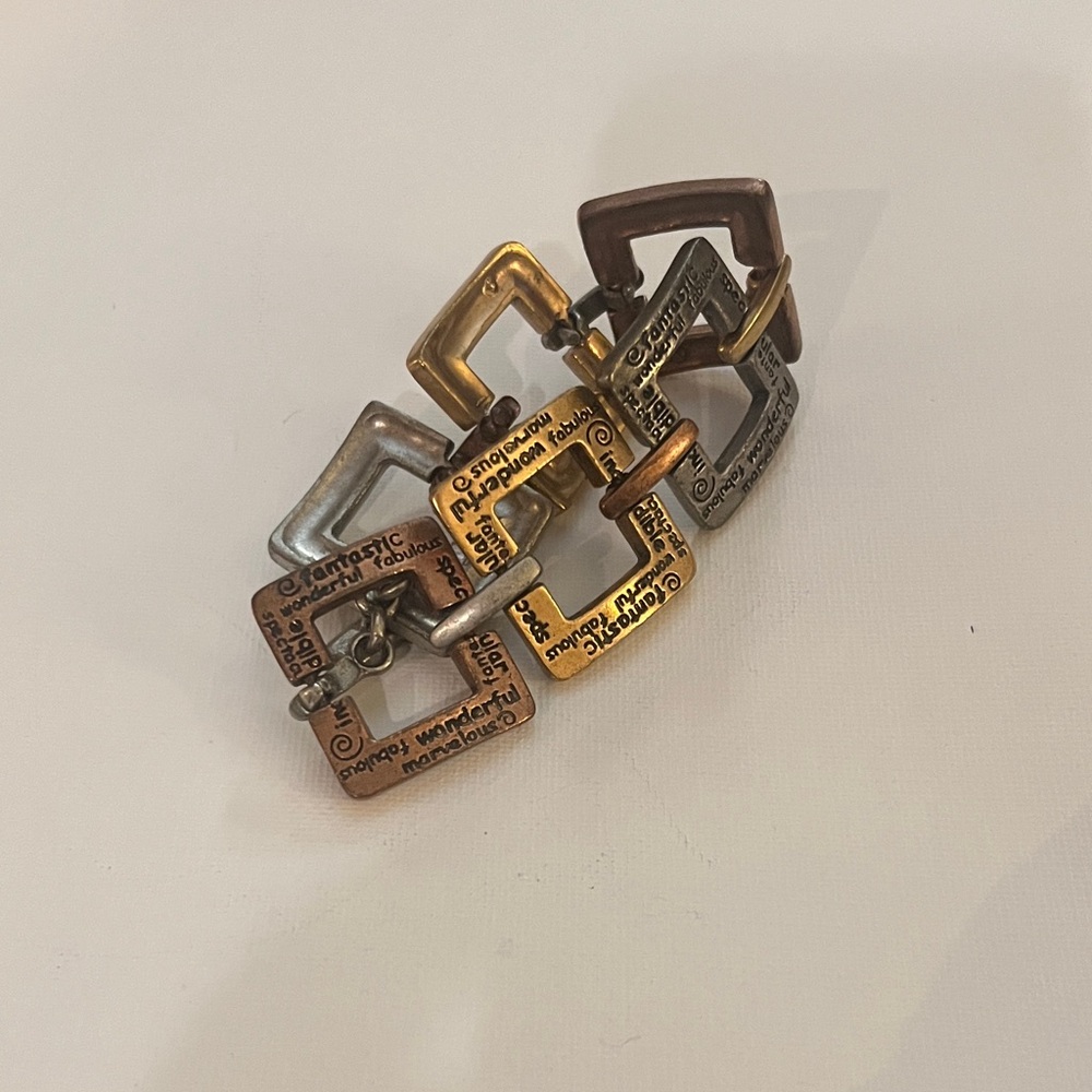 Copper, Brass, Pewter Bracelet